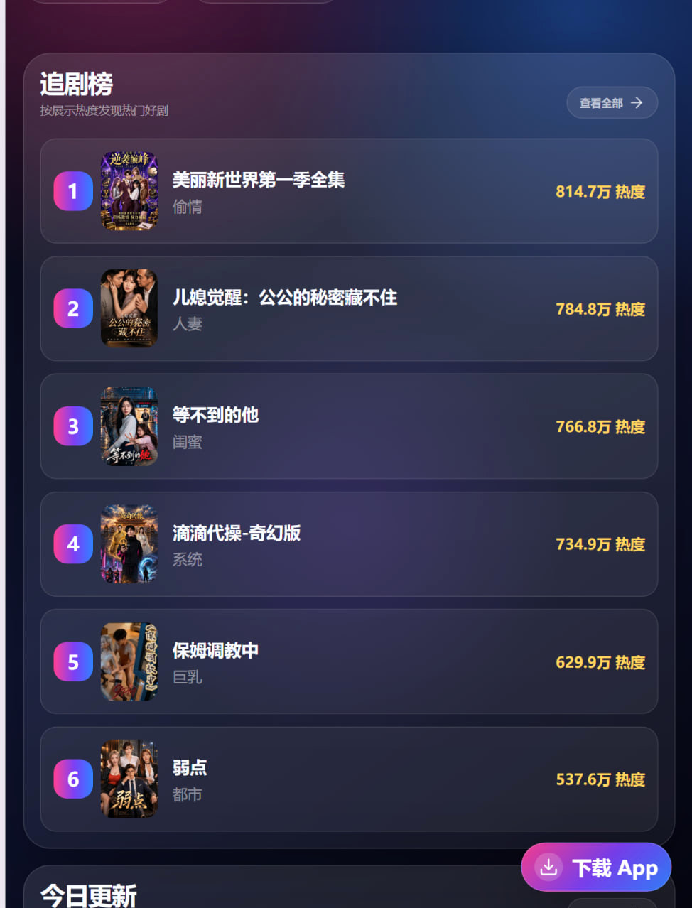 剧场分类浏览